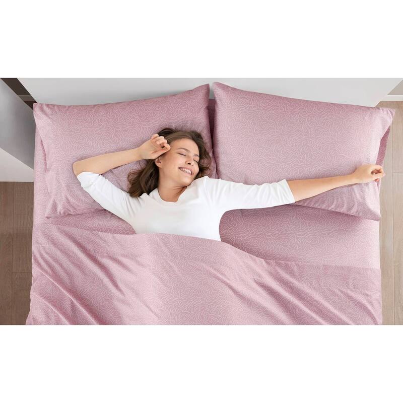 Intelligent Design Printed Microfiber Sheet Set