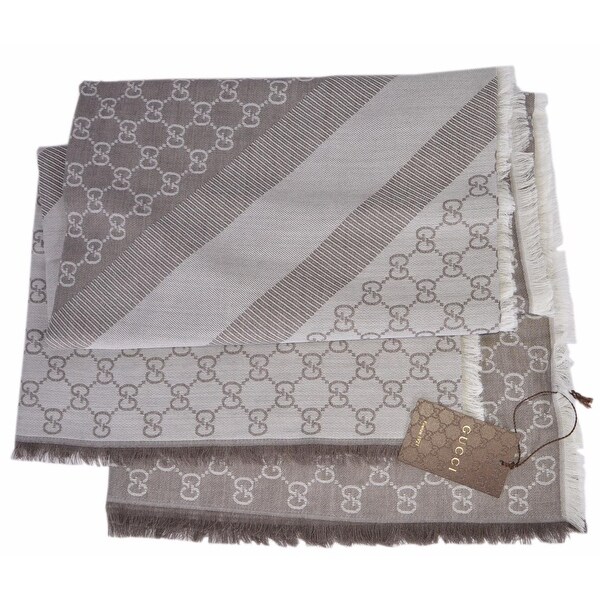 cream wrap scarf