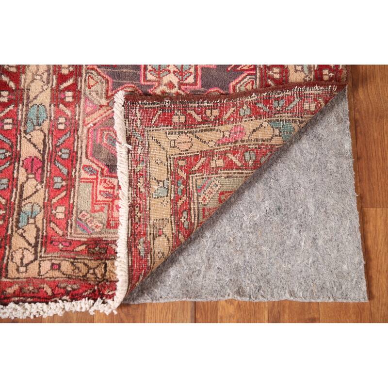 Ardebil Persian Vintage Runner Rug Hand-Knotted Wool Carpet - 2'3" x 9'6"