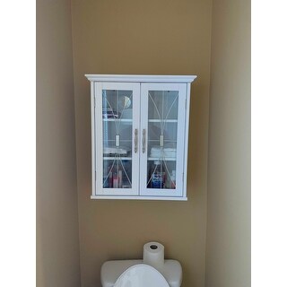 Veranda Bay 2-door Wall Cabinet by Elegant Home Fashions