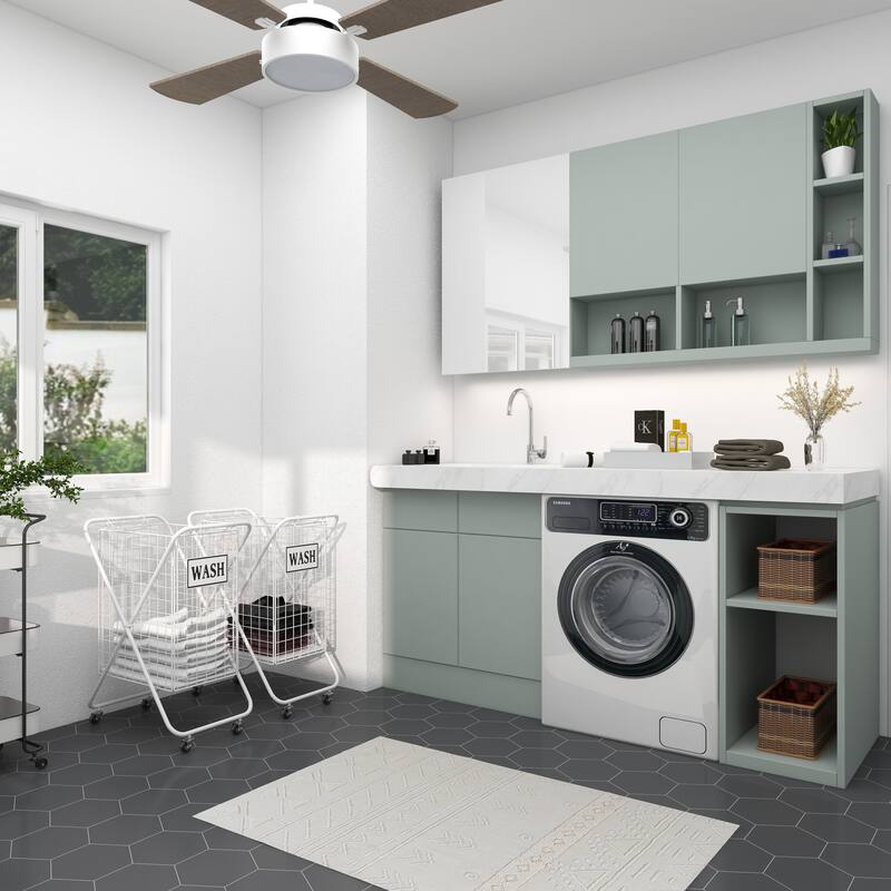 White Metal Farmhouse Storage Cart 32 x 16 x 23 - 16 x 23 x 32