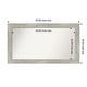 preview thumbnail 116 of 119, Dove Greywash Framed Non-Beveled Custom Wall Mirror, Bathroom Vanity Mirror Outer Size: 50 x 28