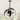 20" Industrial Black Integrated LED Caged Ceiling Fan Wall Mounted Fan with Light