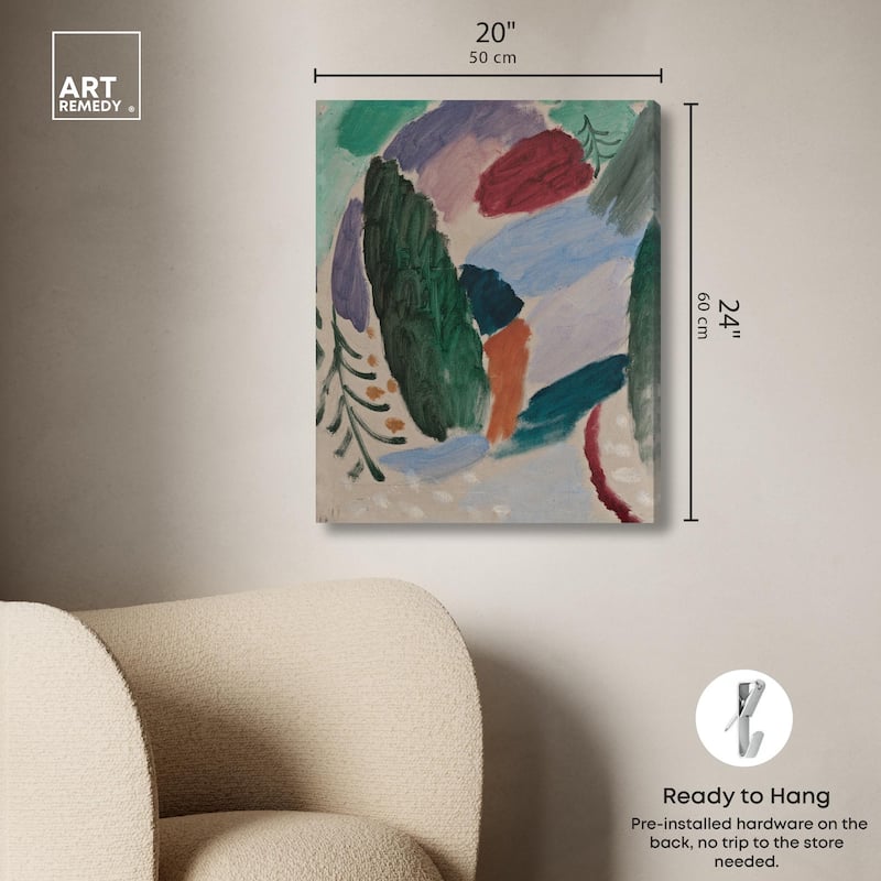 Jawlensky's Frost Canvas by Art Remedy, Gallery Wrapped