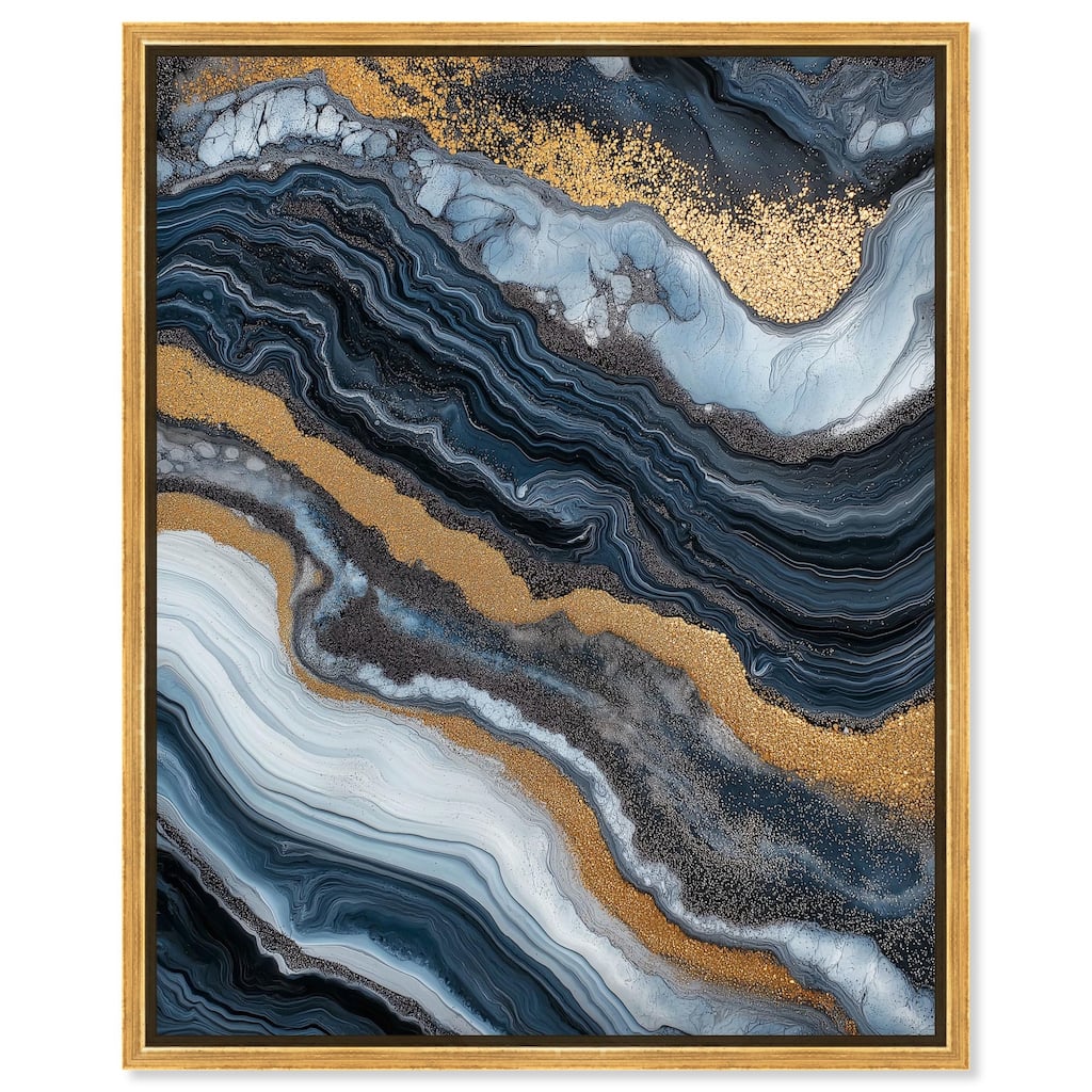 Acrylic Flow I Canvas by Art Remedy