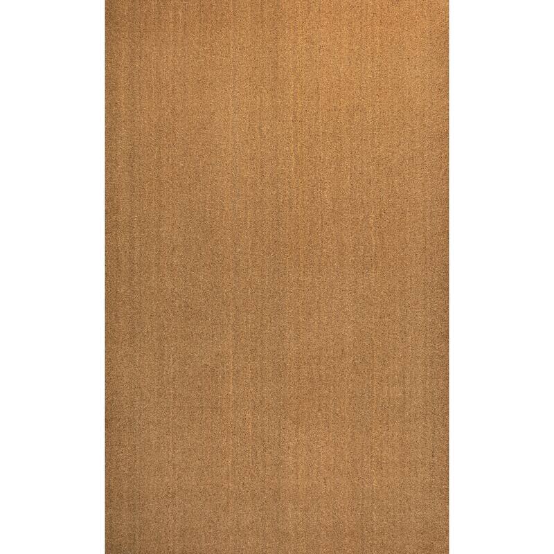 JONATHAN Y Freya Classic Casual Commerical Natural Coir Light Brown Doormat - 5 X 8