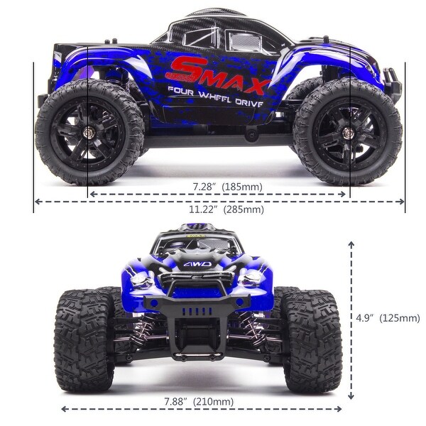 monster wheel 4x4 remote controlled truck