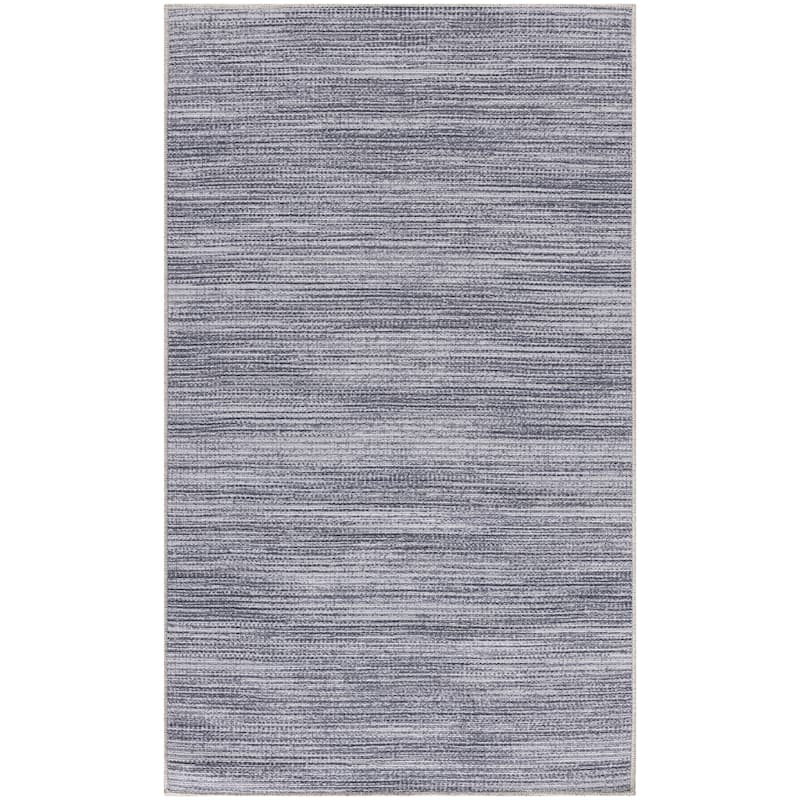 Nourison Washables Indoor Abstract Area Rug - 3' x 5' - Grey - Rectangle