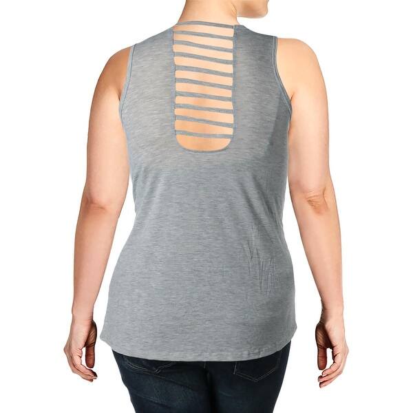 Shop Material Girl Womens Juniors Shell Yeah Tank Top Fitness