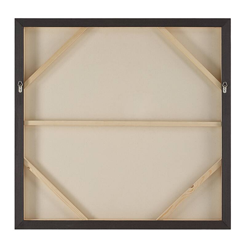 Spencer 40" H x 40" W Canvas Art, White