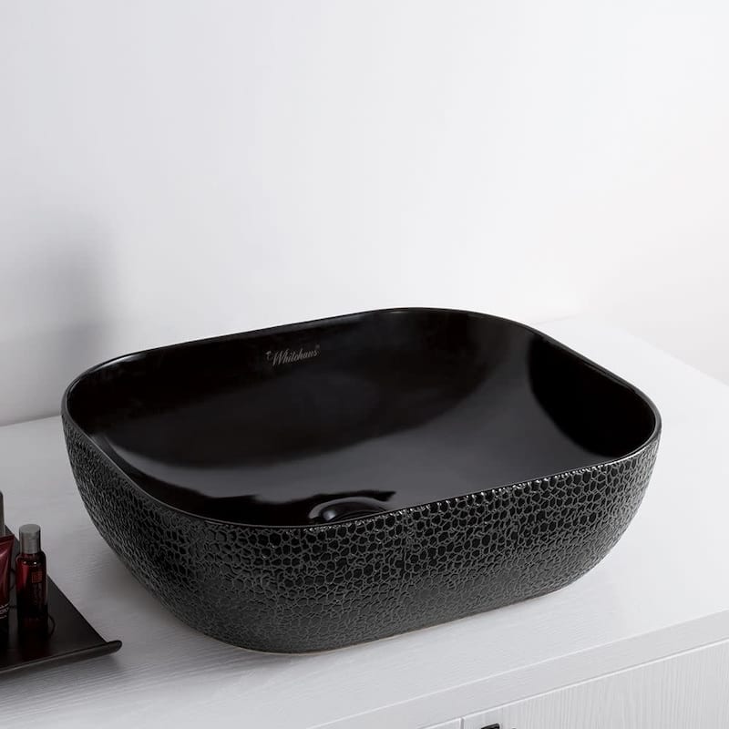 Whitehaus Isabella Plus 18" Vitreous China Vessel Bathroom Sink