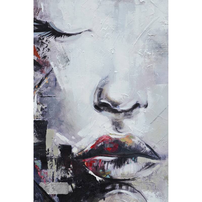 Renwil Kyoto 41" Wide Canvas Art, Grey