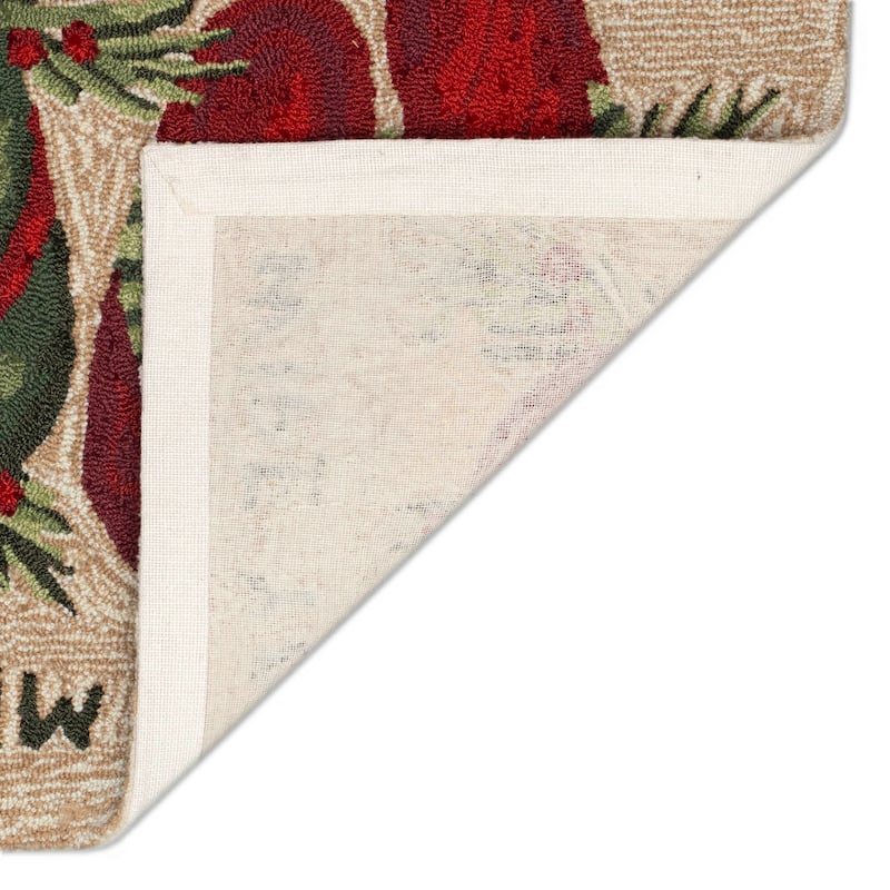 Liora Manne Frontporch Mistletoes Indoor/Outdoor Area Rug