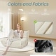 preview thumbnail 33 of 39, EROMMY Bean Bag Chair Togo Sofa - 28D Memory Foam Floor Chair for Adults & Kids, Lightweight Fabric Lounger in 5 Colors