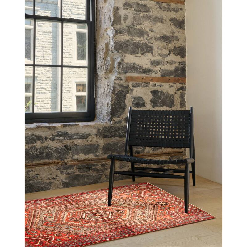 ECARPETGALLERY Hand-knotted Anadol Red Wool Rug - 4'6 x 7'7