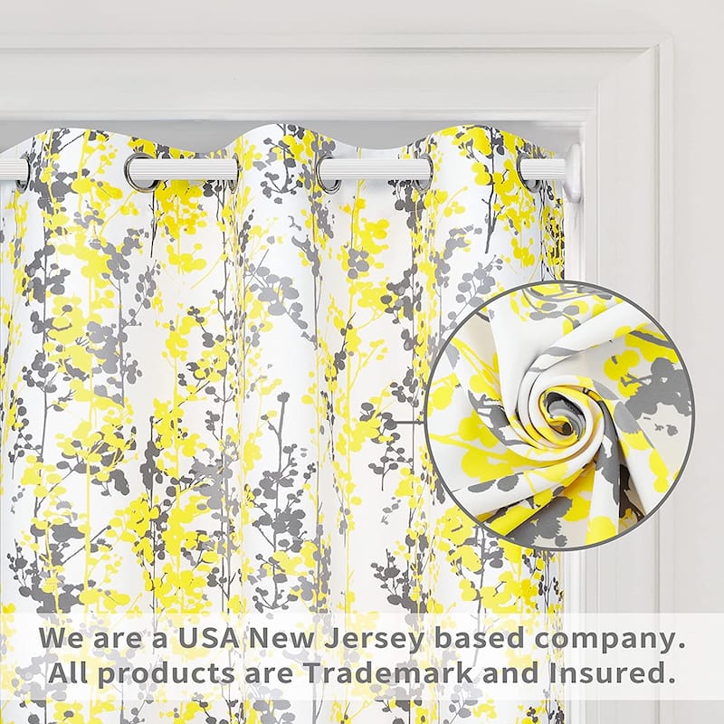 DriftAway Leah Darkening Grommet Window Curtain Panel