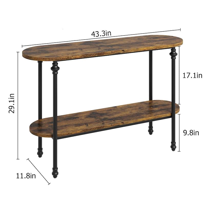 Farmhouse Entryway Table for Living Room, Hallway