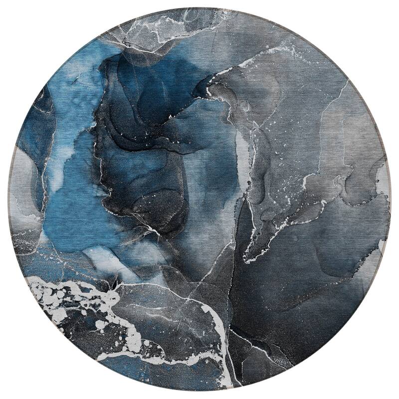 Bax Artistic Abstract Weather Resistant Modern Chic Outdoor Rug