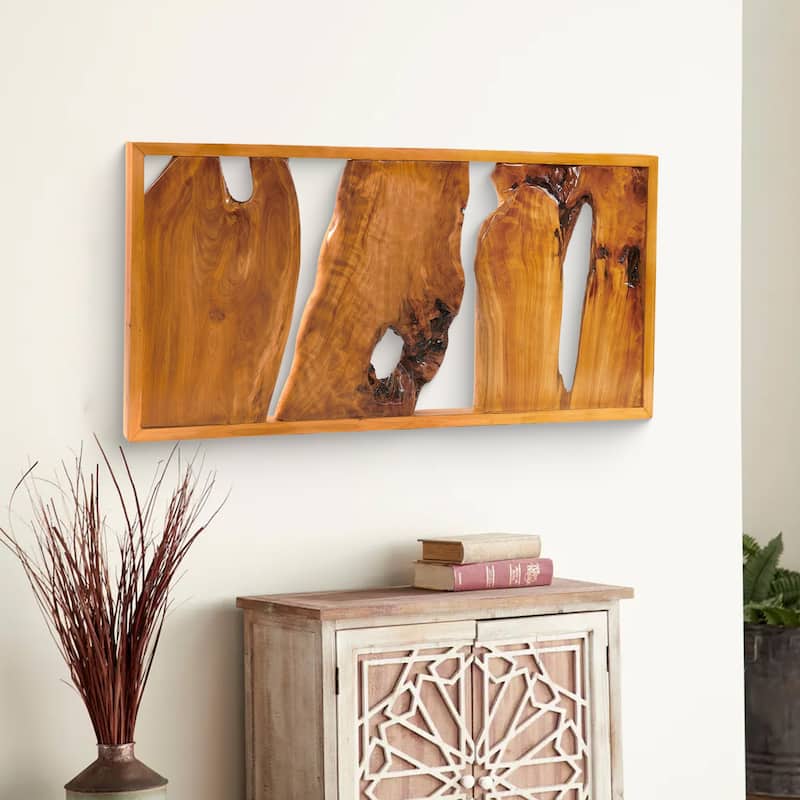 Cedar Roots Wall Decor Irregular Shape Wall Art for Home - 42.9" x 20.8"x 1.9"