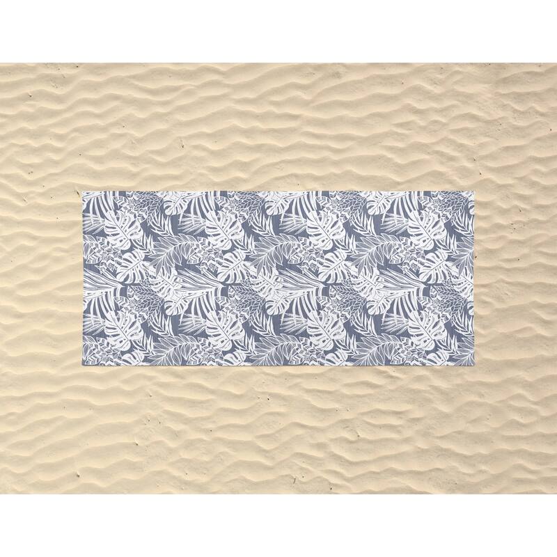 TROPIC BLUE Beach Towel By Kavka Designs - 36" x 72"