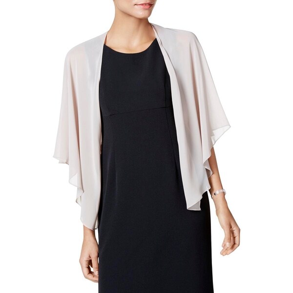 sheer shawl with sleeves
