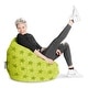 preview thumbnail 20 of 28, Sitting Point Faux Fur Large Fluffy Bean Bag