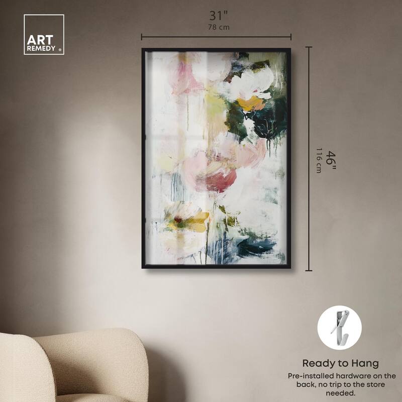 Dripping Colors IV Shadowbox by Art Remedy