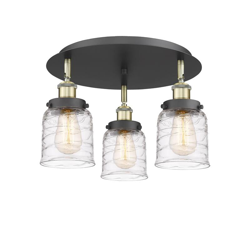 Innovations Lighting Bell - 3 Light 17" Flush Mount