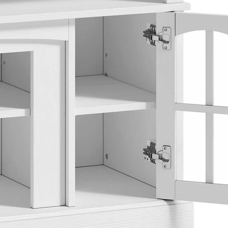 Moasis 58" Highboy TV Stand Farmhouse Entertainment Center Media Console for TV up to 65" - 58 inches