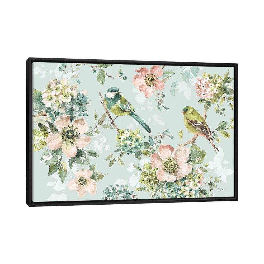 iCanvas "Mint Crush I On Mint" by Lisa Audit Framed