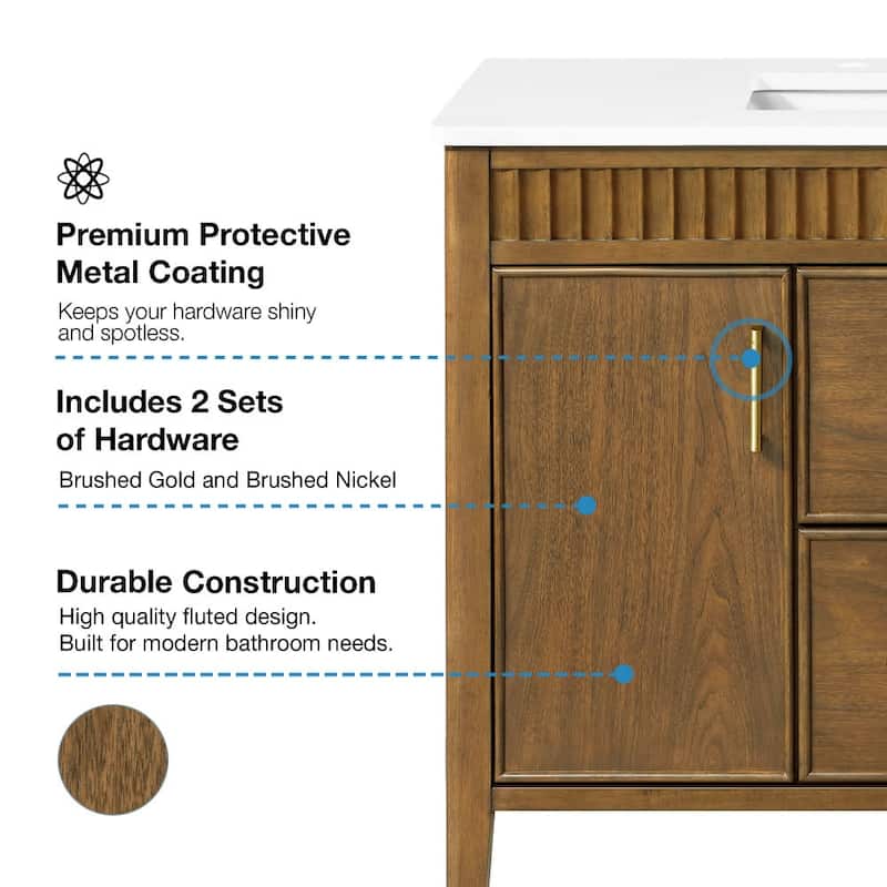 Ove Decors JULIETTE-42 Juliette 42" Free Standing Single Basin Vanity