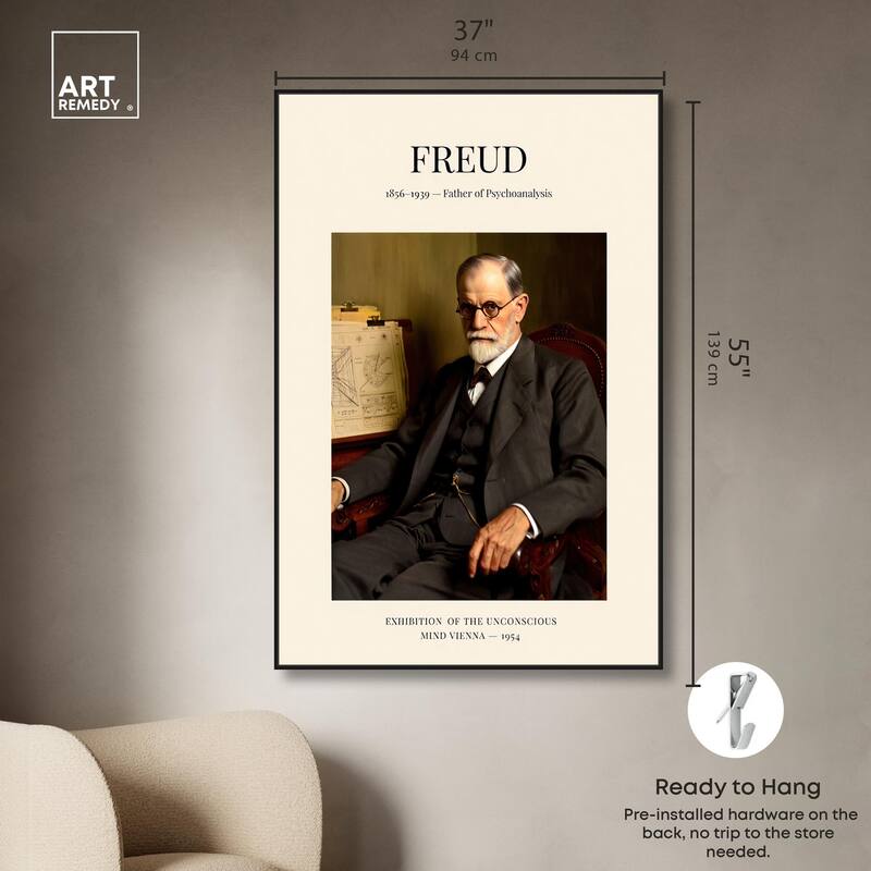 Father of Psychoanalysis Canvas by Art Remedy