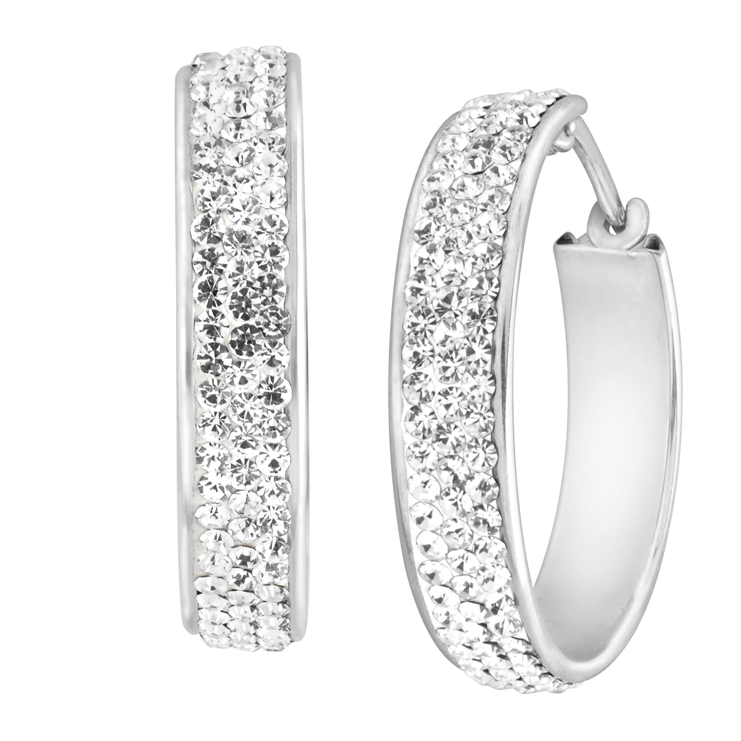 hoops swarovski