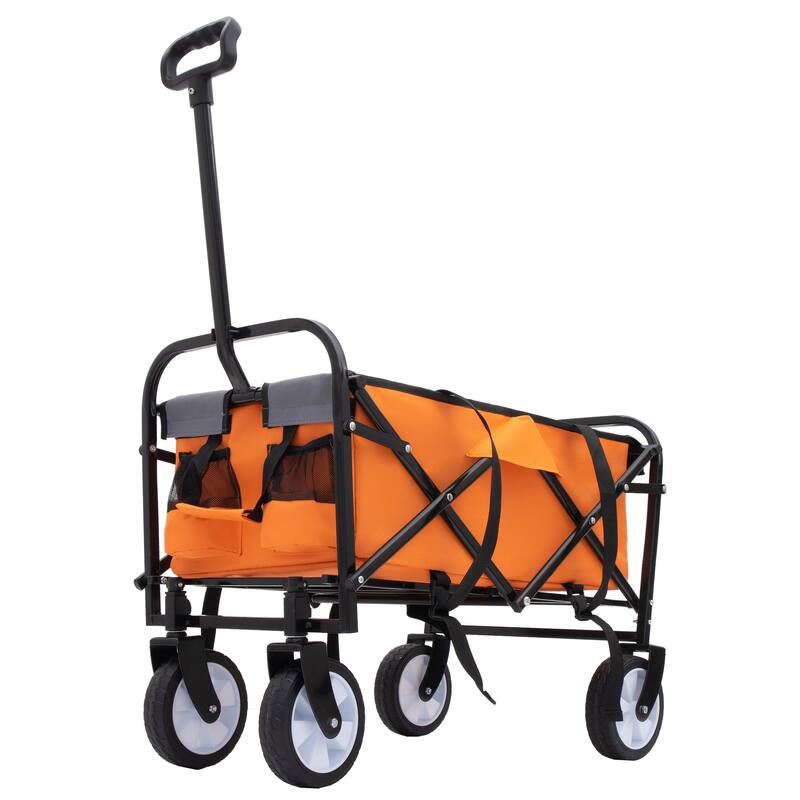 Foldable Wagon Cart with strapping system