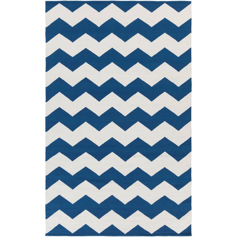 Hand-Woven Macy Chevron Cotton Rug