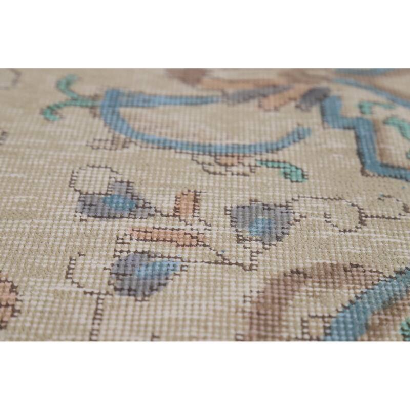 Tabriz Persian Vintage Area Rug Hand-Knotted Traditional Wool Carpet - 8'2" x 11'8"