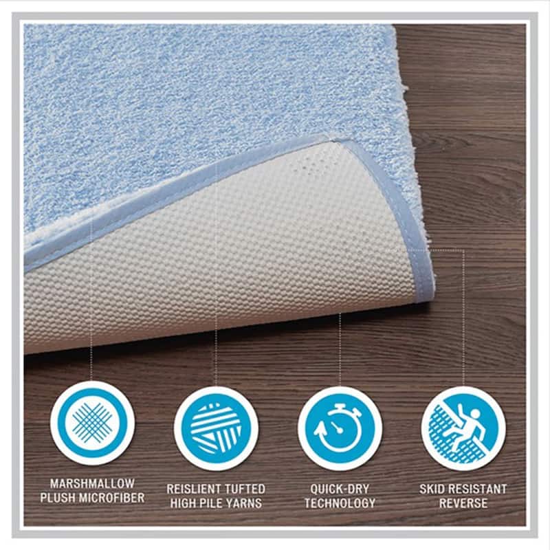 Madison Park Signature Marshmallow Bath Rug