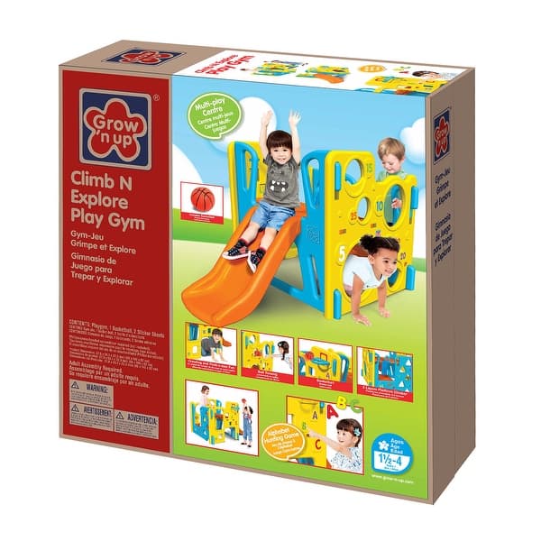 slide 2 of 4, Climb & Explore Play Gym - N/A 2-4 Years
