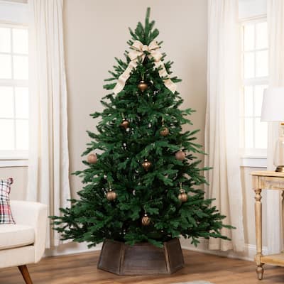 Real Touch™️ Full Alamosa Fir Artificial Christmas Tree - 7' -Unlit - 7 Foot