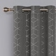 preview thumbnail 66 of 86, Deconovo Decorative Silver Diamond Curtains (2 Panel)