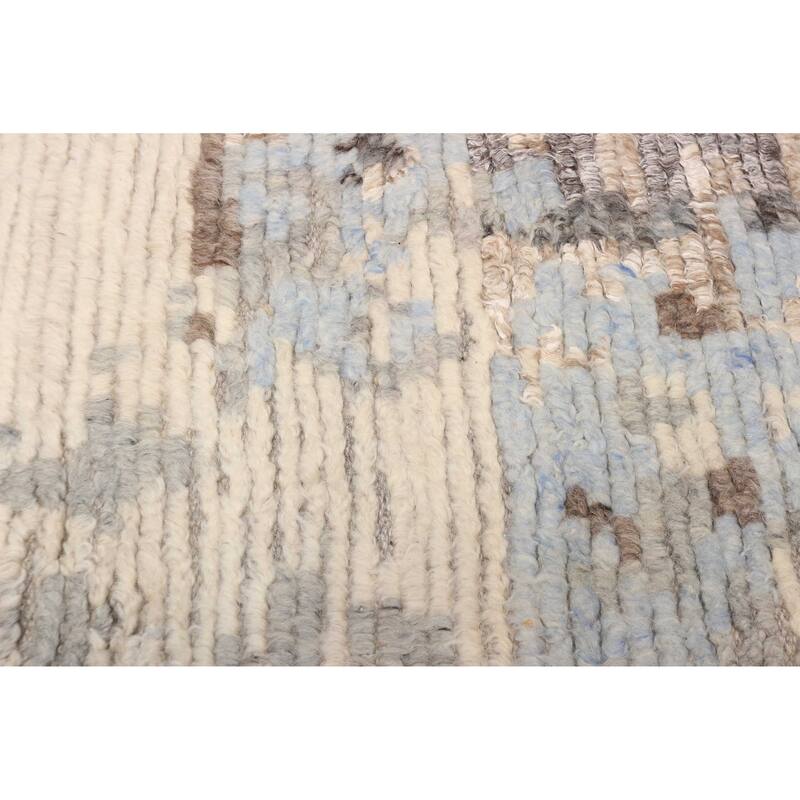 ECARPETGALLERY Hand-knotted Tangier Ivory Silk, Wool Rug - 8'3 x 9'10