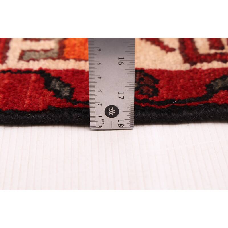 ECARPETGALLERY Hand-knotted Konya Anatolian Black, Red Wool Rug - 4'3 x 7'7