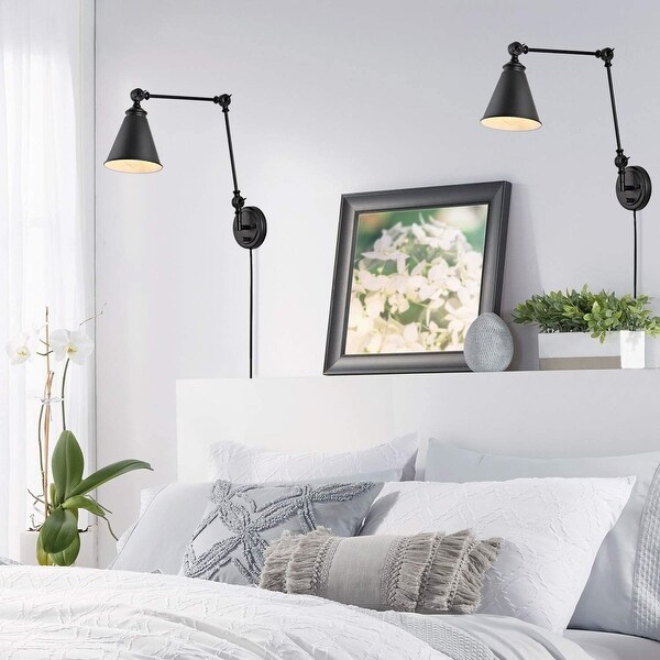 Swing arm wall lights for bedroom new arrivals