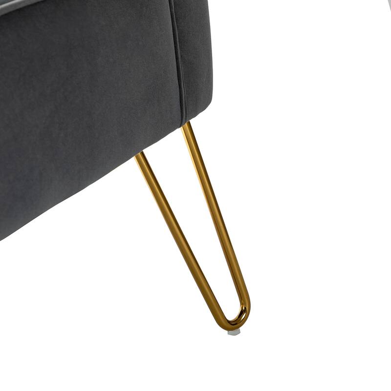 Barto Upholstered Side Chair with Tufted Back Set of 2 by HULALA HOME