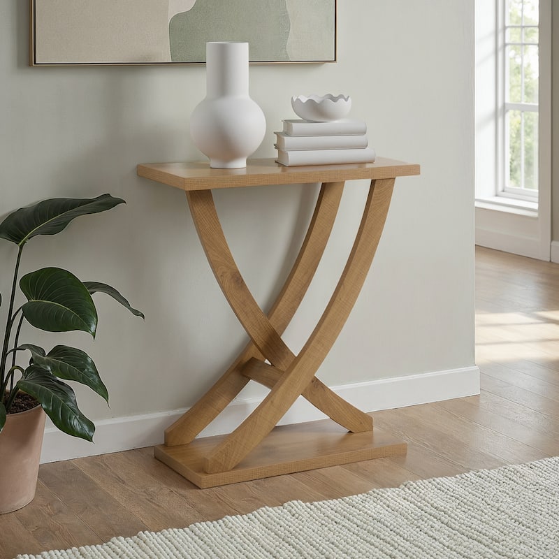 Convenience Concepts Newport Criss-Cross Console Table