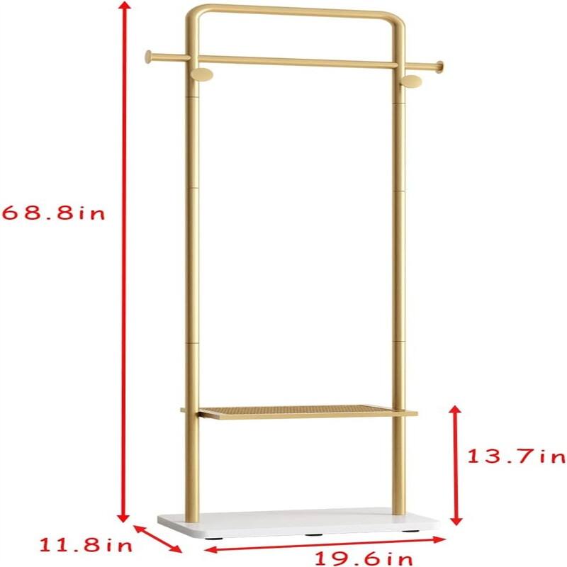 Gold Clothing Racks for Boutiques