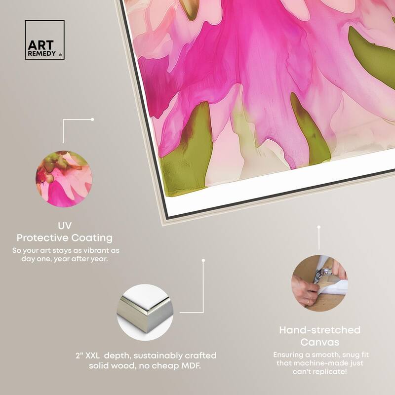 Vibrant Fluidity Floral I Canvas by Art Remedy