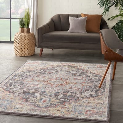 Nourison Soraya Modern Persian Medallion Area Rug