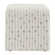 preview thumbnail 4 of 3, Uttermost Joie White Chenille Ottoman