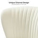 preview thumbnail 70 of 114, HULALA HOME Monica Modern Velvet Curved Tufted Back Loveseat with Metal Tapered Legs